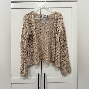 Vintage Tiara International Crochet Long sleeve Button Up Women’s Size Large